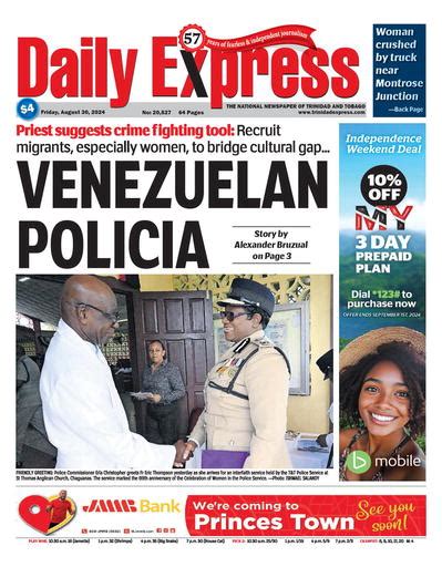 trinidad express latest news